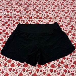 Title Nine Black Athletic Running Shorts Size Small Recycled Poly Blend v2